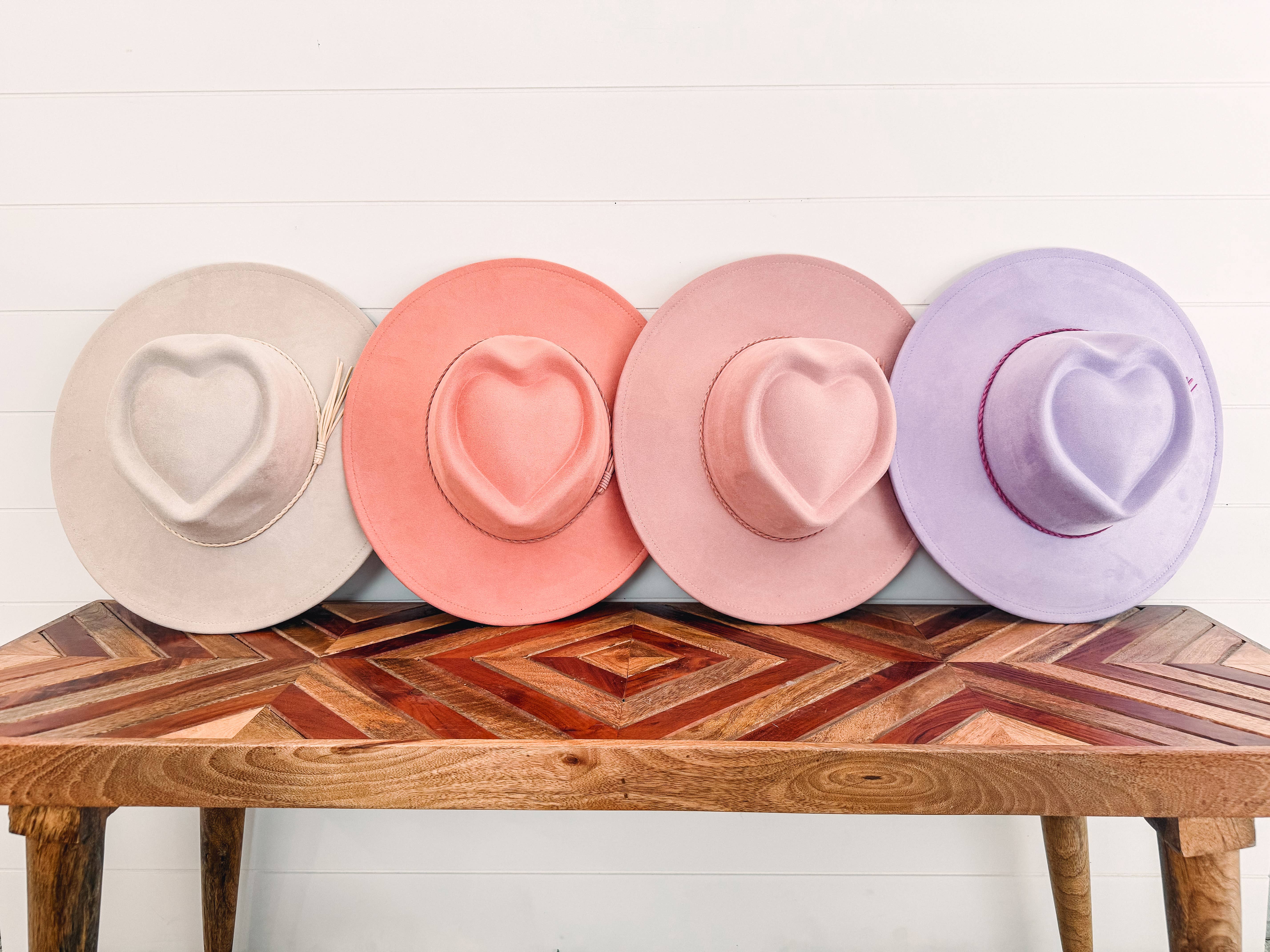 Willie & Dolly Designs - Wholesale Hat Accessory - Women's - Heart Shaped Hat Blank1