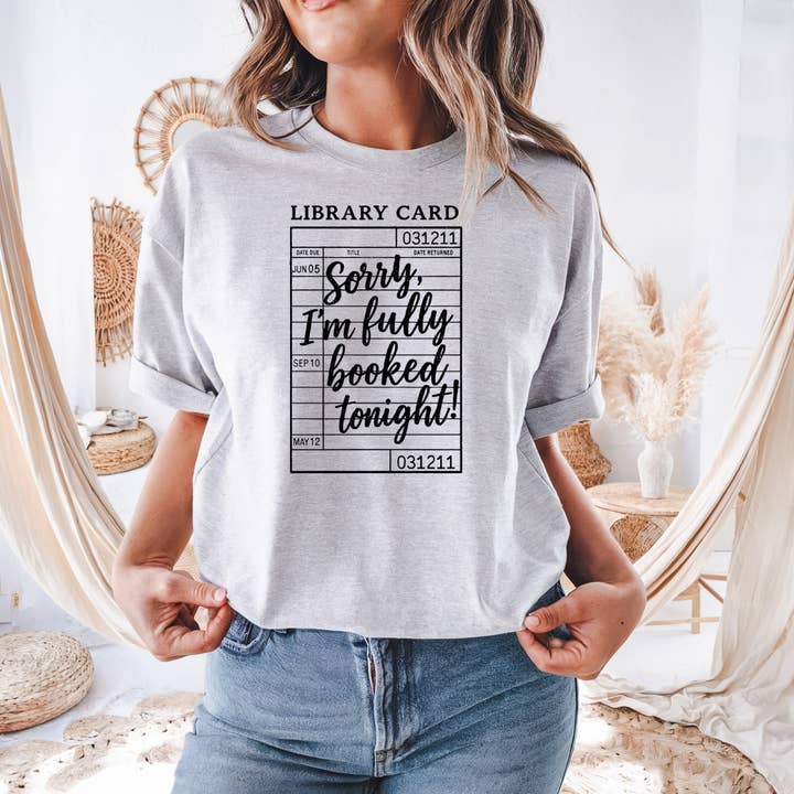 Sam & Seb Co. - Wholesale Screen Printed T-Shirt - Women's - Sorry Im fully Booked Graphic T-Shirt or Sweater 5