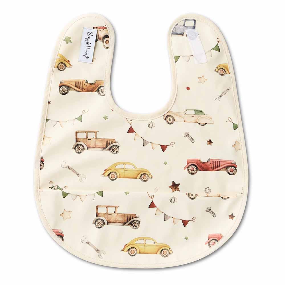 Snuggle Hunny - Wholesale Bib - Baby - Vintage Cars Snuggle Bib1