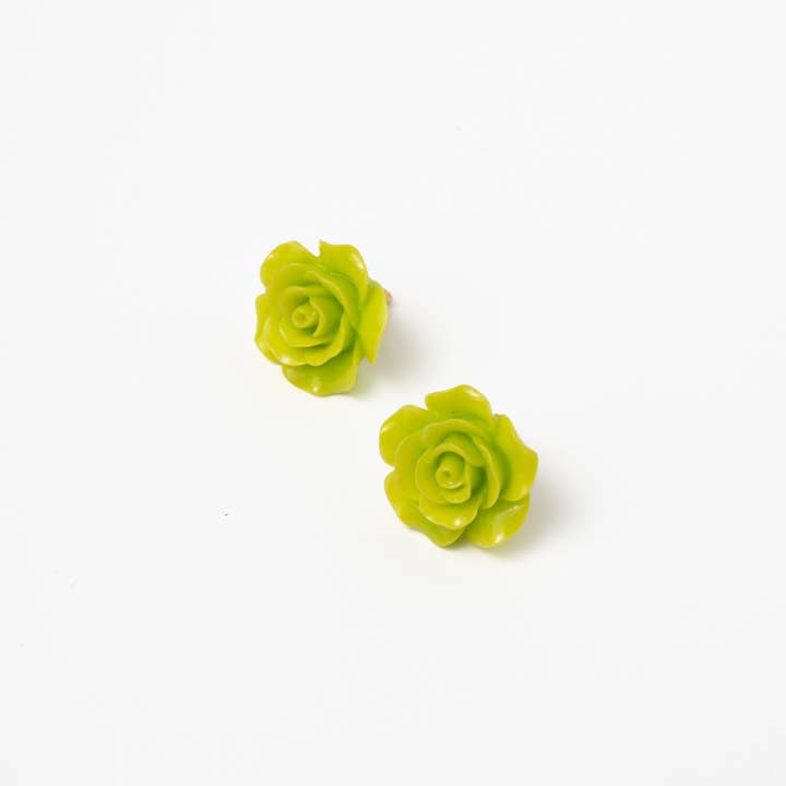 Rosae Lime Green Earrings for wholesale by ACUS