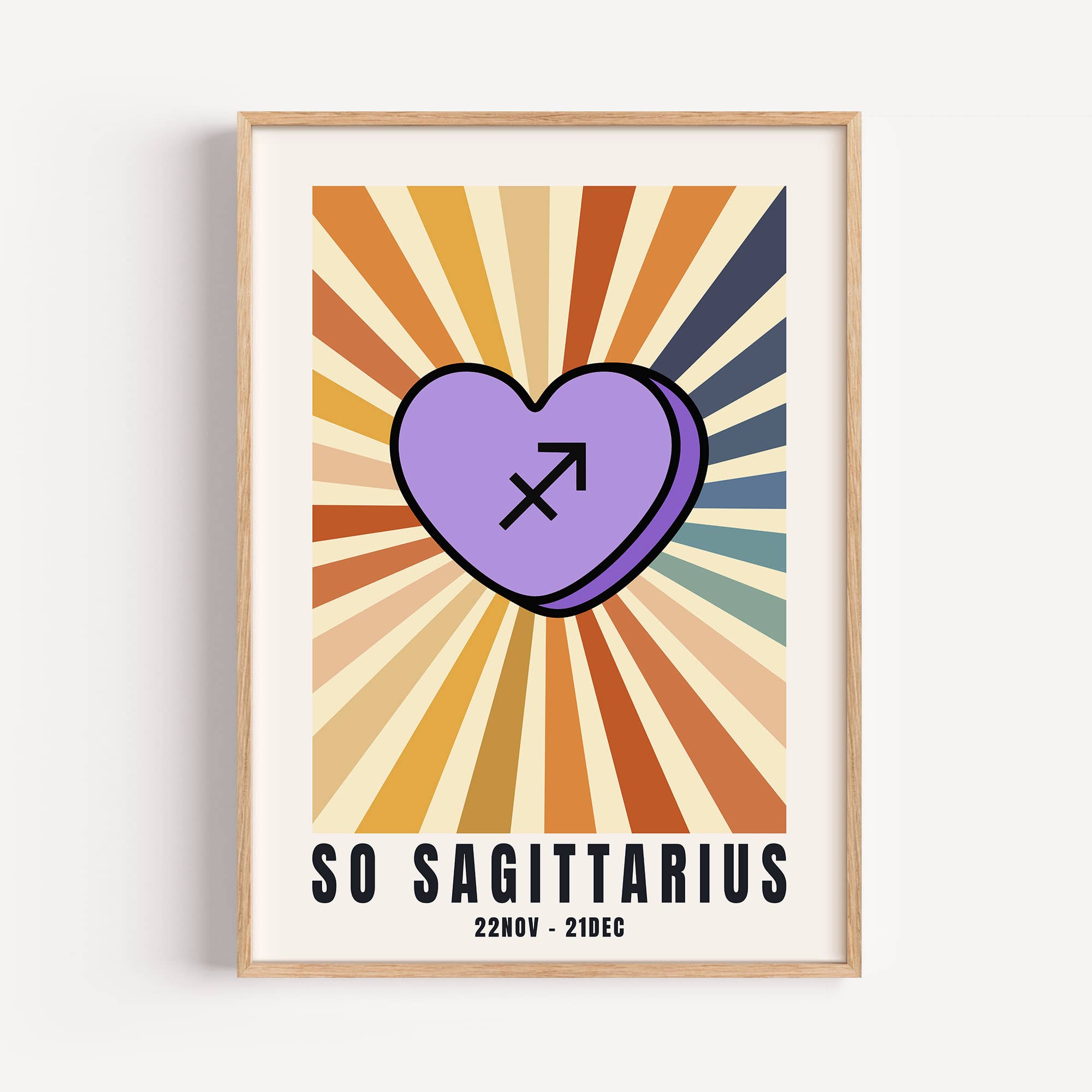 Timmy Loves - Wholesale Art Print - So Your Star Sign | Sunburst Zodiac Star Sign A3 Art Print8