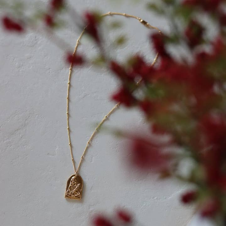 Naomi's Happy Place Shop - Wholesale Pendant/Charm Necklace - St. Catherine of Sweden Necklace6