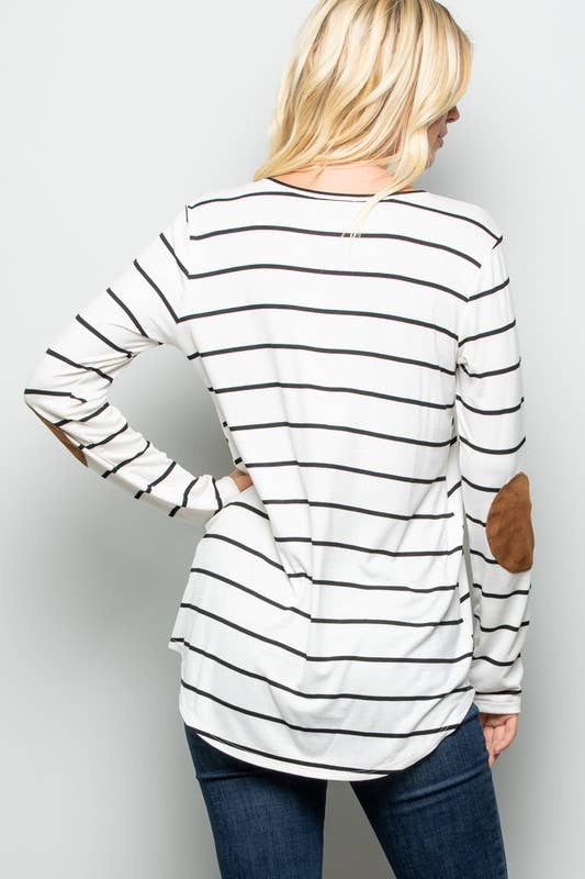 HEIMISH - Wholesale Tunic - Women's - ST1376-11 STRIPE TOP8