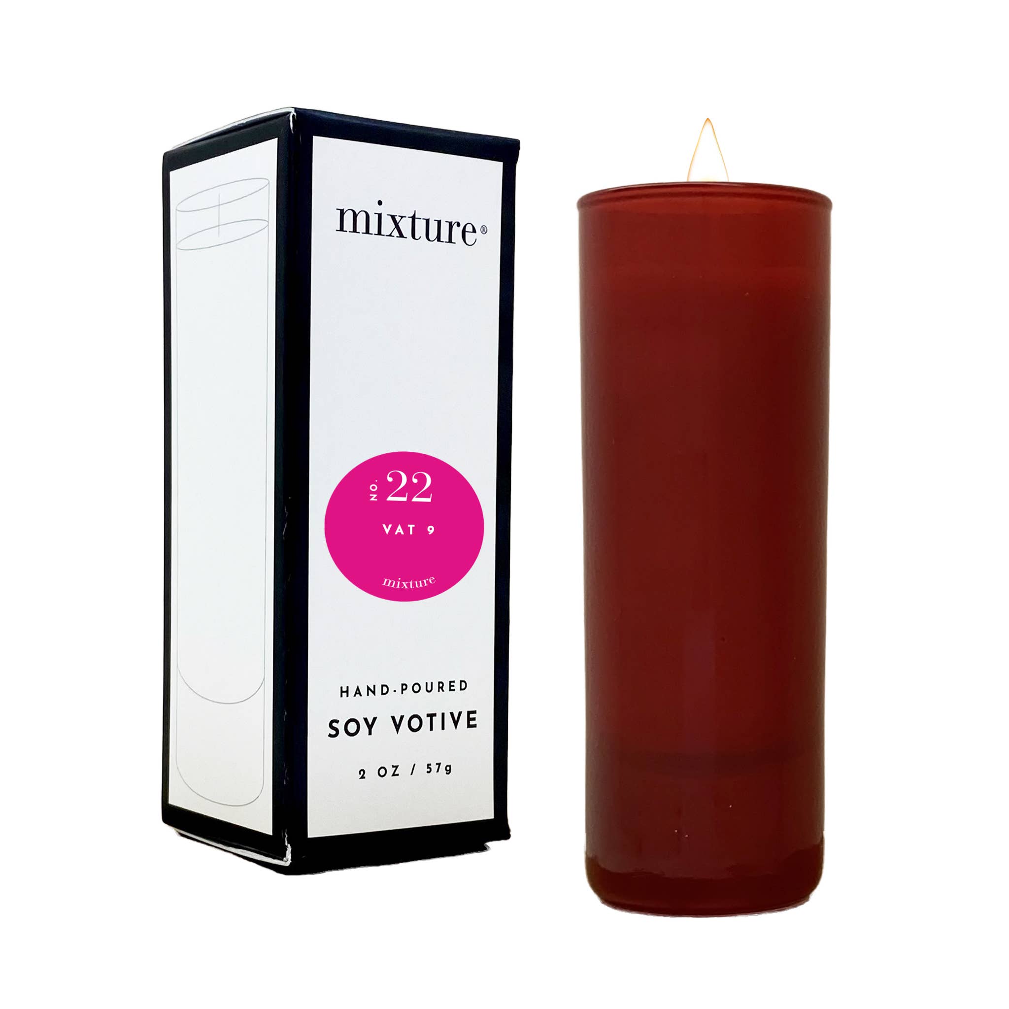 Mixture Home - Wholesale Votive Candle - 2 oz Red Votive6