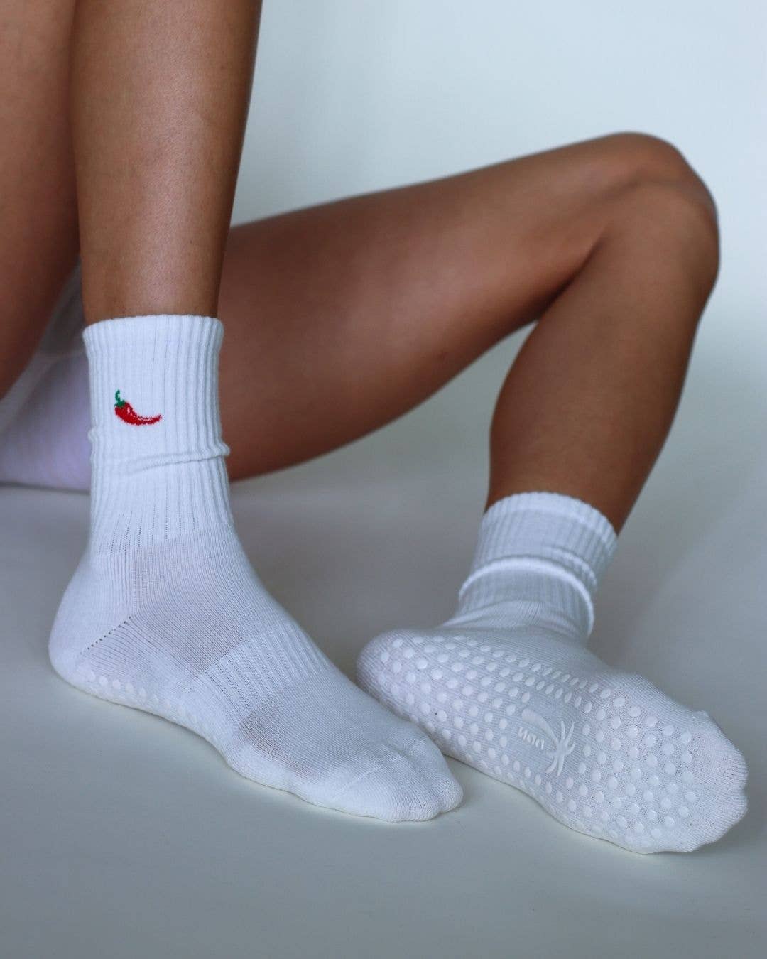 California Grip Socks - Wholesale Socks - Unisex - The Chili Pepper Grip Socks5