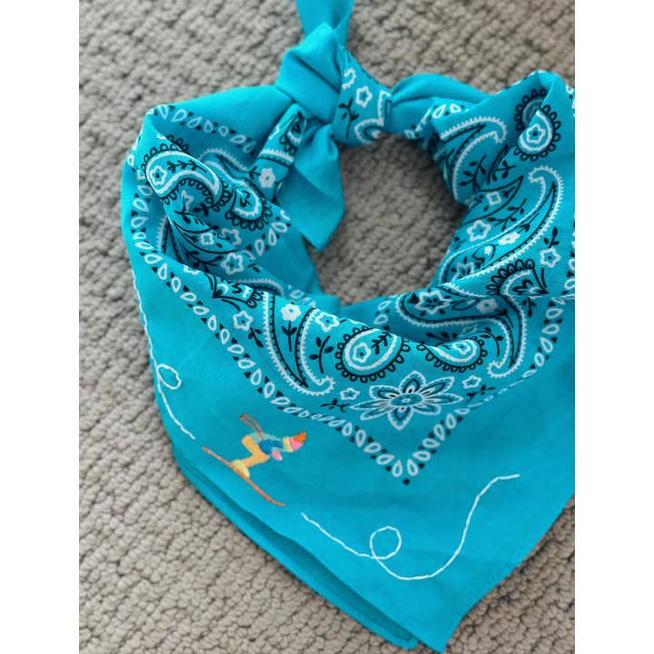 Little Lamb Designs - Wholesale Bandana - Unisex - Embroidered skier bandana | skiing accessories | apres ski