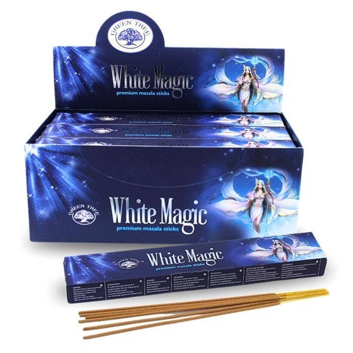 Eastern Trading – wholesale Incense – Green Tree White Magic Natural Incense 15 grams0