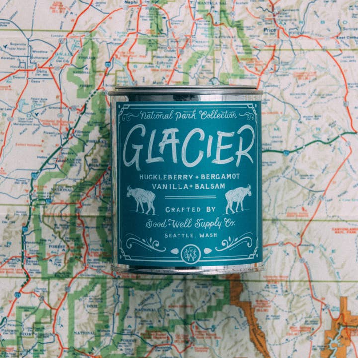 Good & Well Supply Co. - Wholesale Jar/Filled Candle - Glacier National Park Candle2