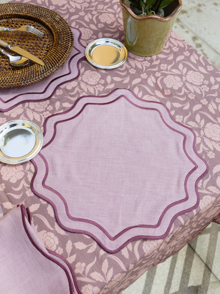 Bloom individuel, vieux-rose avec rose pour la vente par Mariaida Home