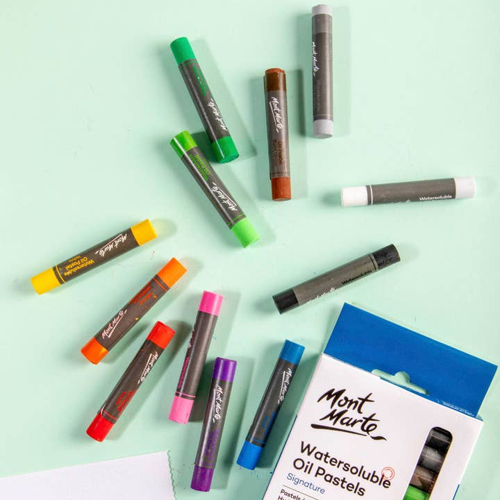 Mont Marte Usa, Inc. - Wholesale Pastels - Water-soluble Oil Pastels Signature 12pc
