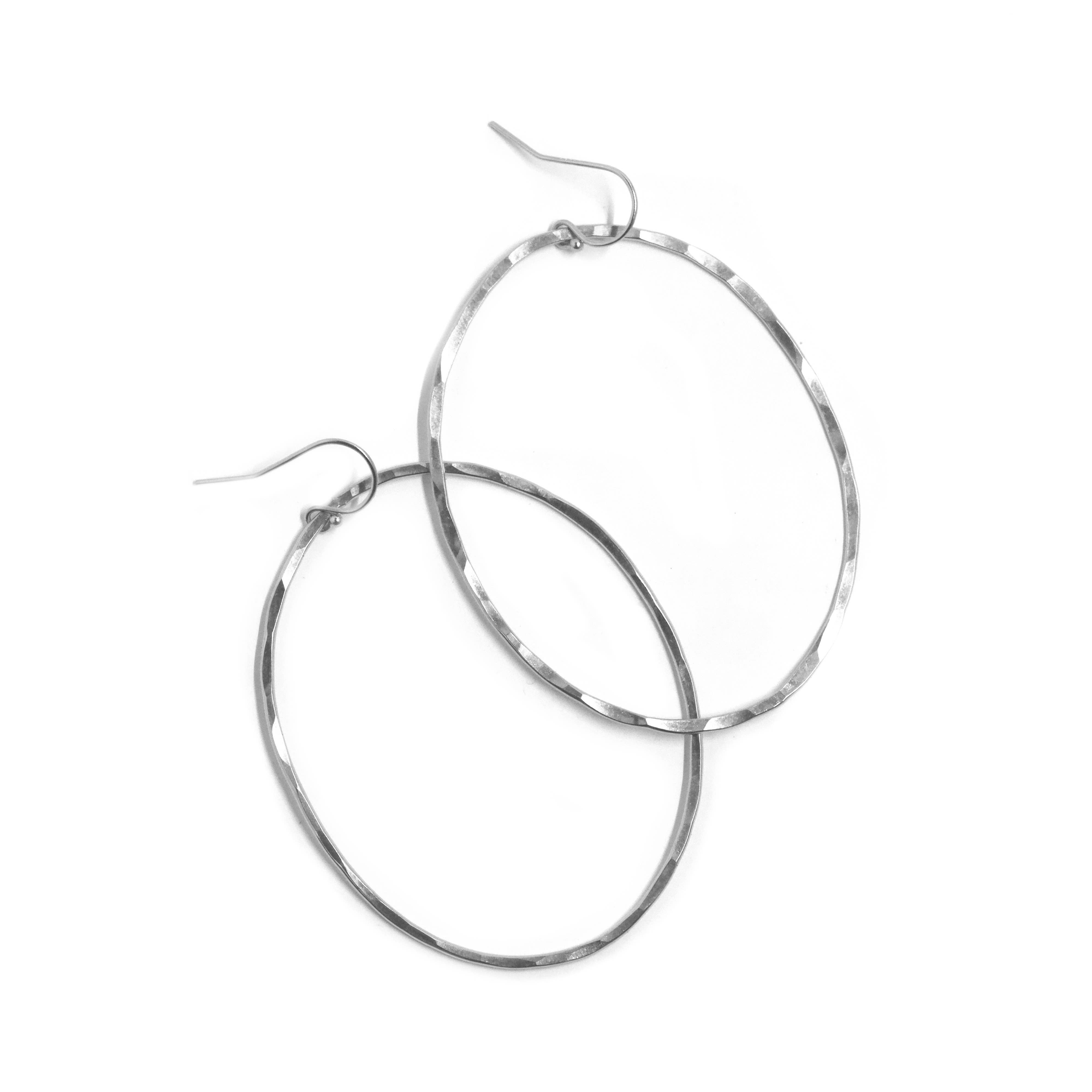 Bent by Courtney - Wholesale Hoop Earrings - Oval Hoops3