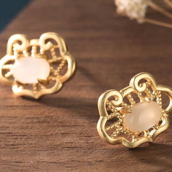 Bright MacMing – Großhandel Ohrstecker – Lock Charm Ohrstecker im chinesischen Stil