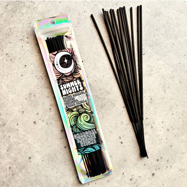 Summer Nights | 9 Inch Incense Stick | Charcoal Incense for wholesale by Cosmically Misplaced