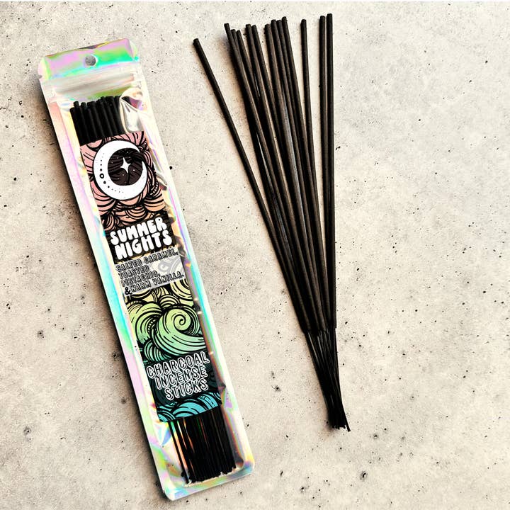 Summer Nights | 9  Inch Incense Stick | Charcoal Incense  for wholesale by Cosmically Misplaced
