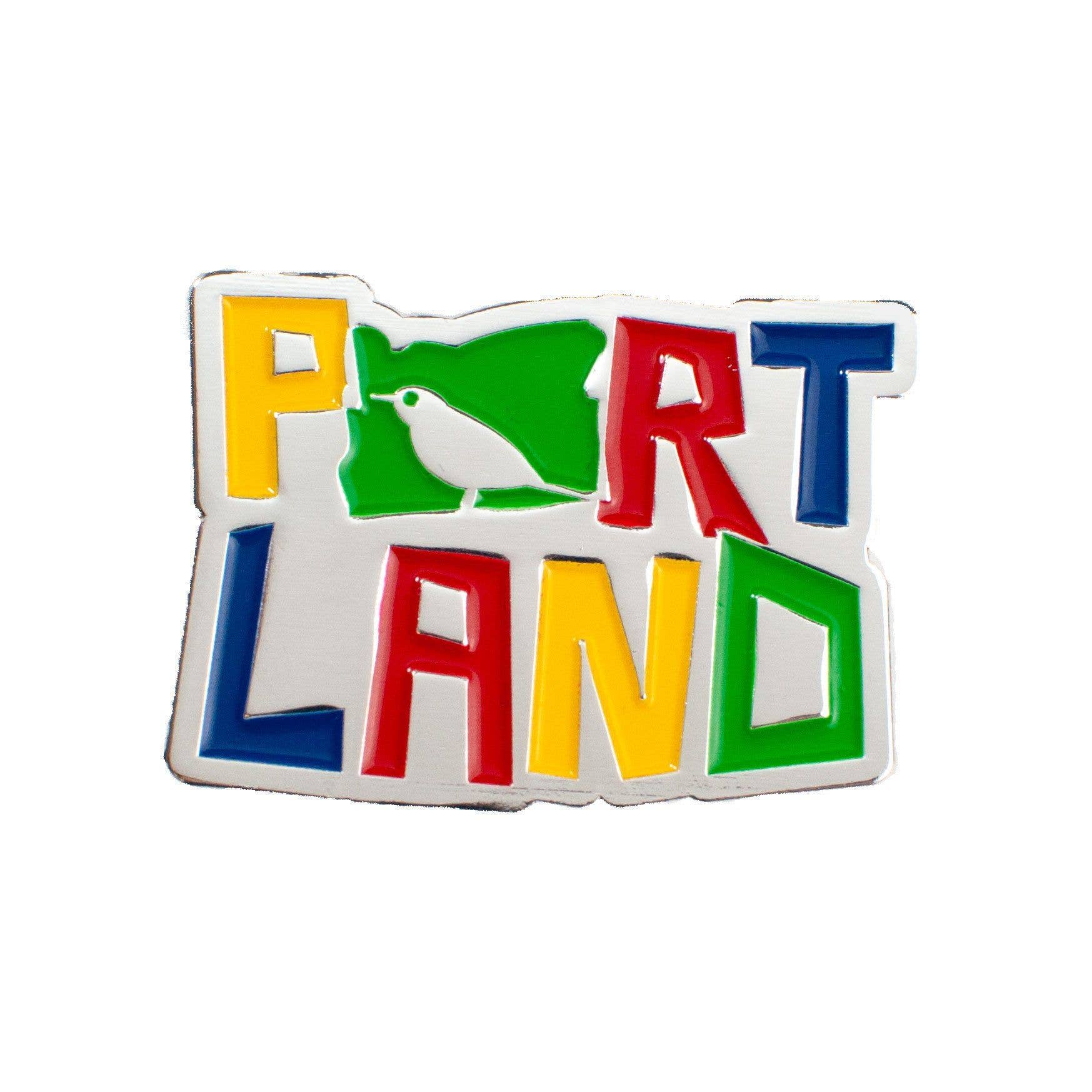 Little Bay Root - Wholesale Lapel Pin/Button - Portland Oregon Colorful Bird | Enamel Lapel Pin0
