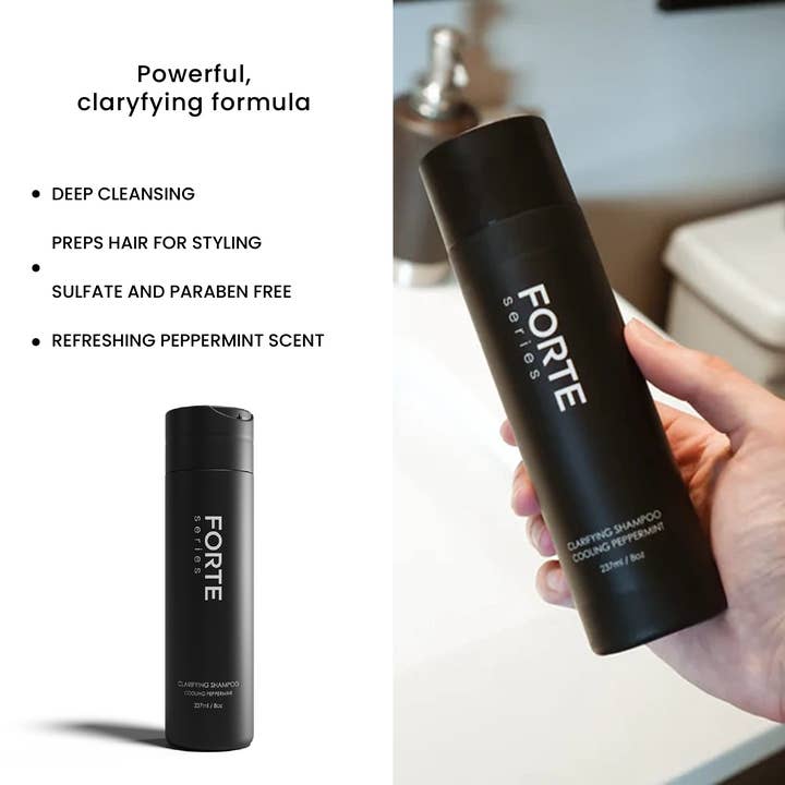 Forte Series, Inc. - Vente Shampoing – homme - Shampooing clarifiant - Nettoyage profond, détox et santé des cheveux5