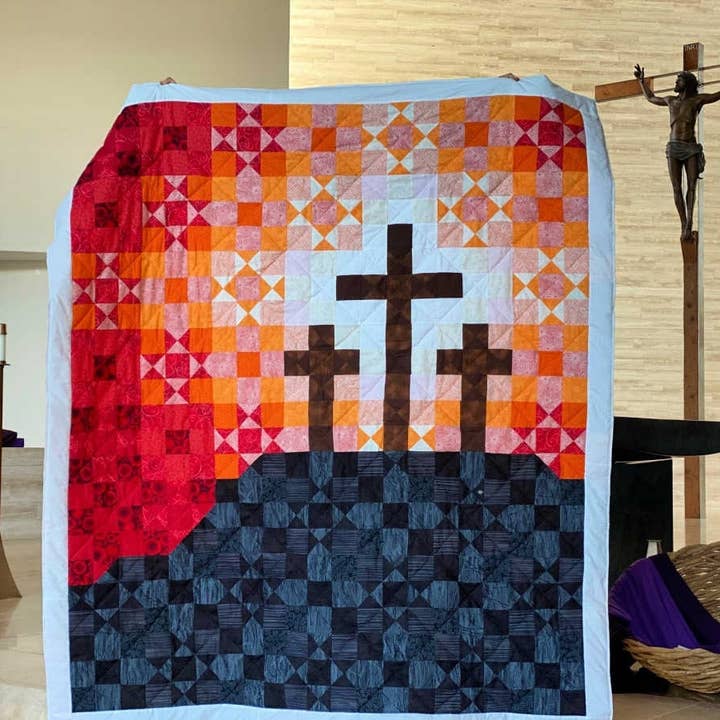Faith and Fabric - Wholesale Quilt - Quilt Pattern: Lent / Good Friday Cross Quilt Pattern2