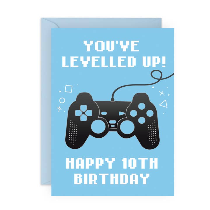 GAMER 10TH BIRTHDAY Age Birthday Card for Him, Her for wholesale by Central 23 Cards