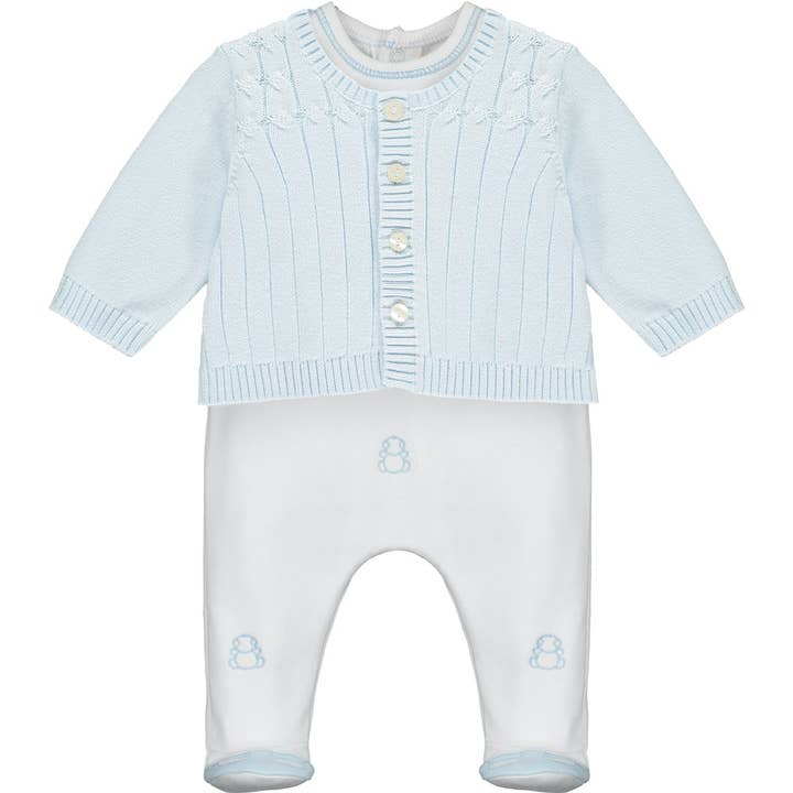 Archer Boys Babygrow & Cardigansæt for engroshandel hos Emile Et Rose