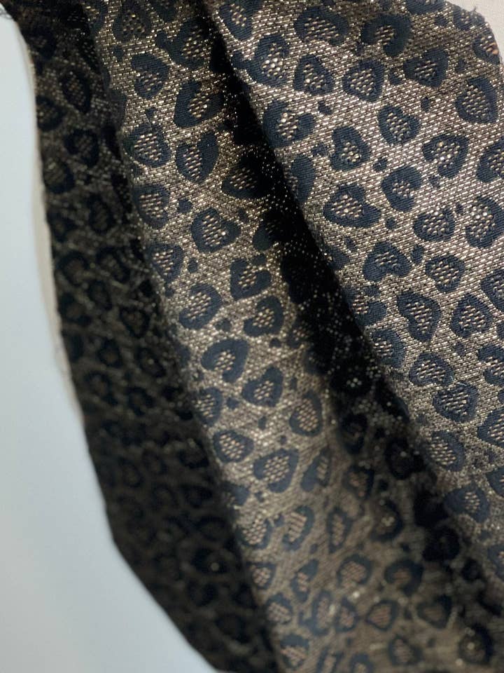 Jacquard - Léo - Schwarz & Gold für den Großhandel von Atelier 27