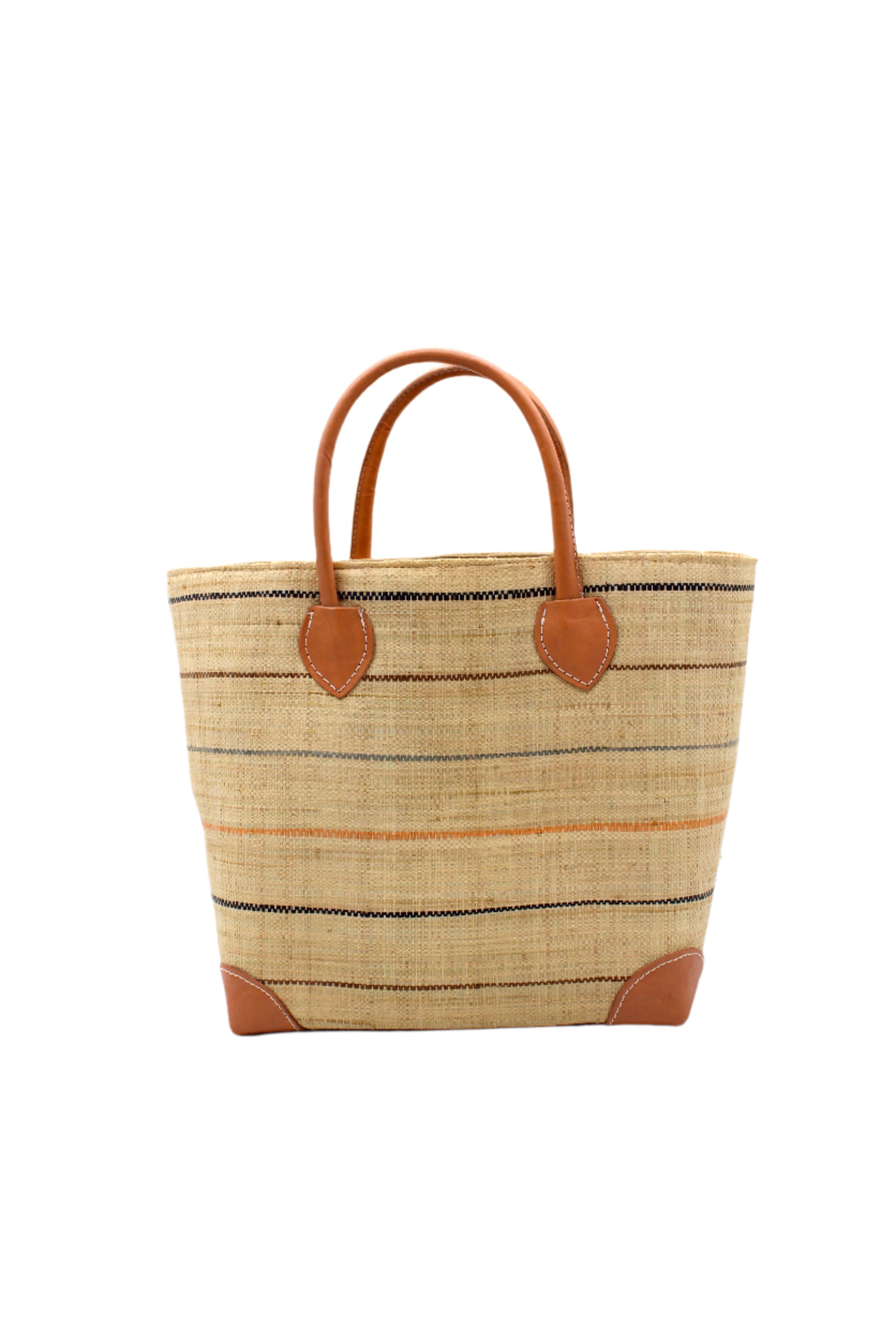 Shebobo - Wholesale Beach Bag - Augustine Straw Basket Bag - Three Sizes2