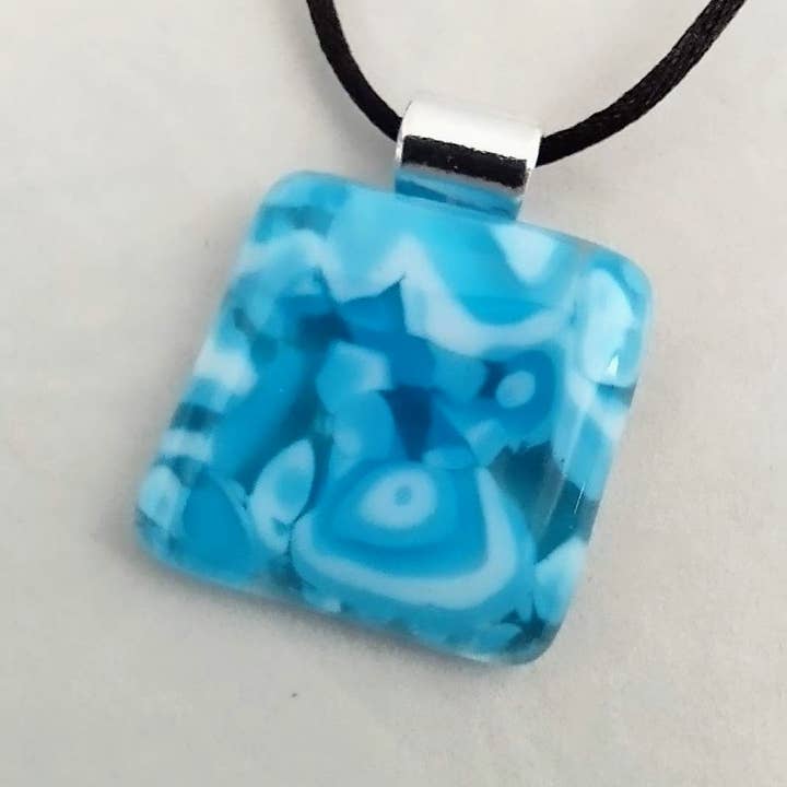 Handmade Sky Collection Glass Fused
Necklace Pendant for wholesale by Flicker Bug