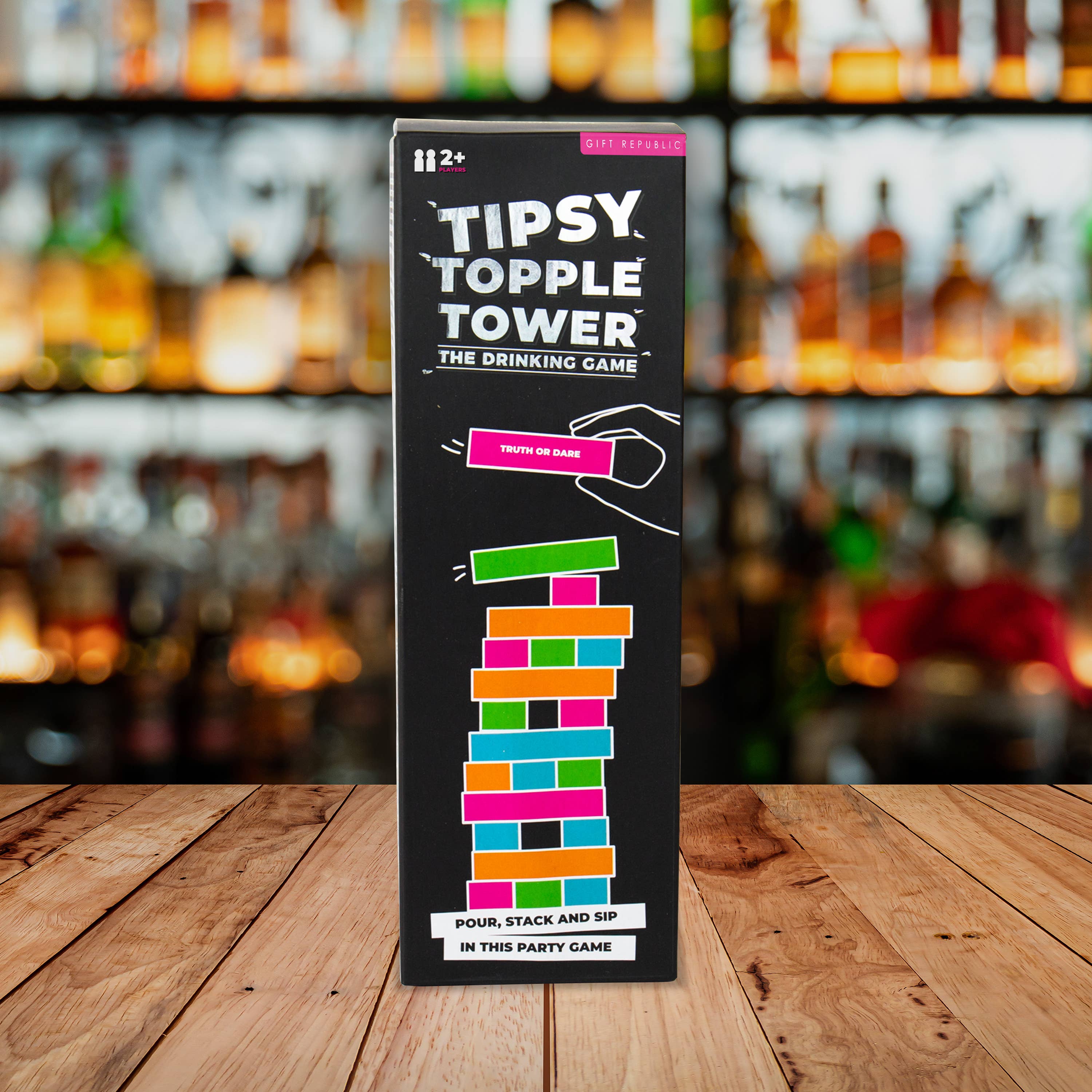 Gift Republic - Wholesale Stacking Game - Tipsy Topple Tower