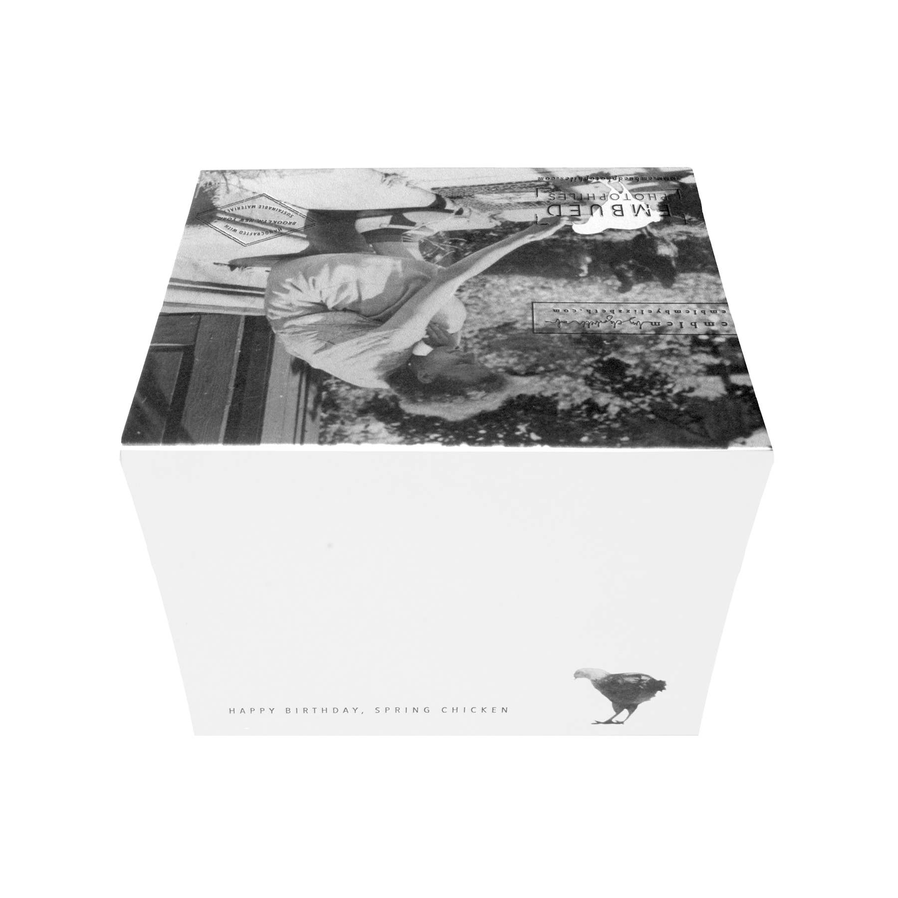 Embued Photophiles – Großhandel Geburtstagskarten – Hühnchen Happy Birthday, Spring Chicken Karte3