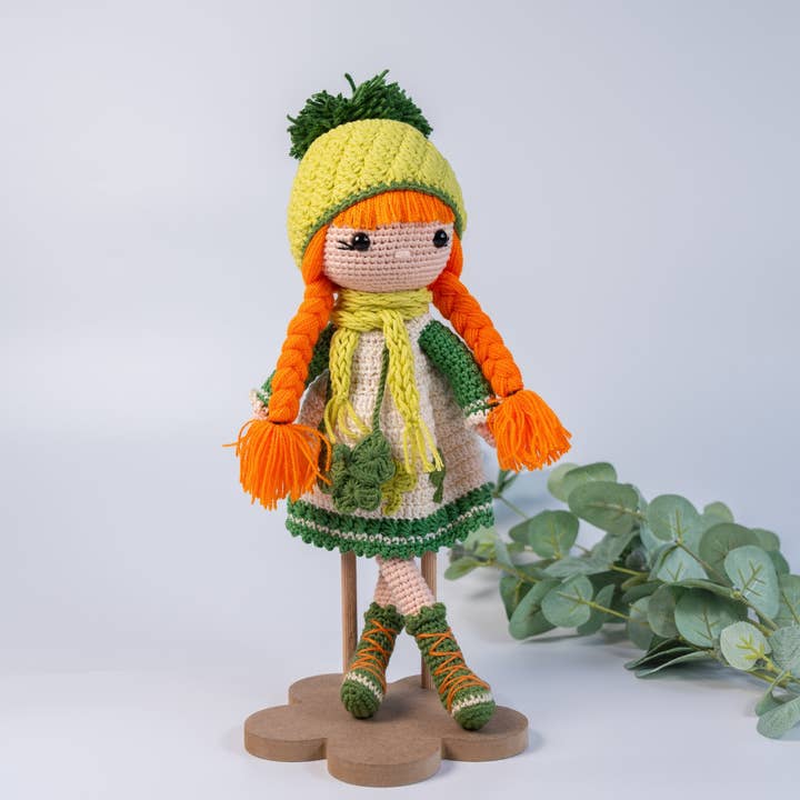 Erin the Irish Doll for wholesale by THE CROCHET DOLLS LIMITED