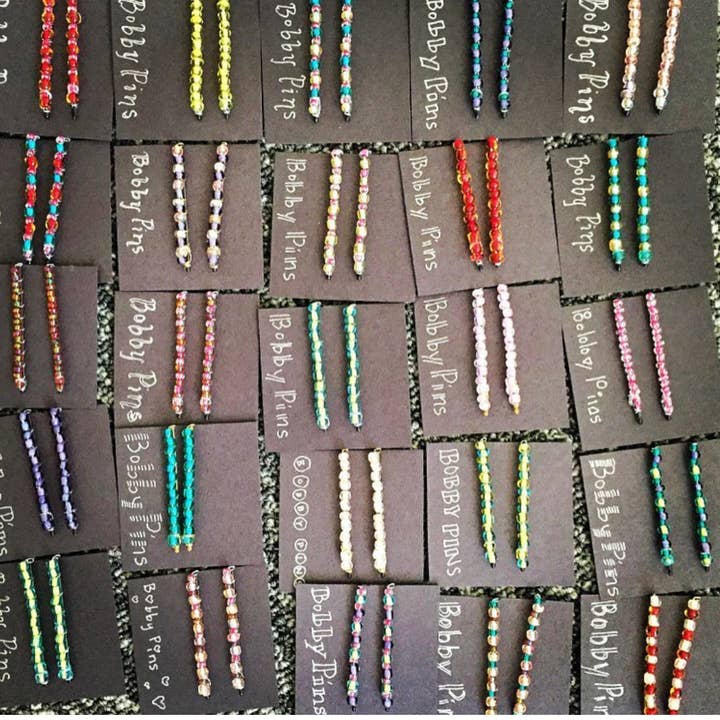 Made by Nilina - Wholesale Bobby Pin - Women's - Beaded Bobby Pins - Assorted