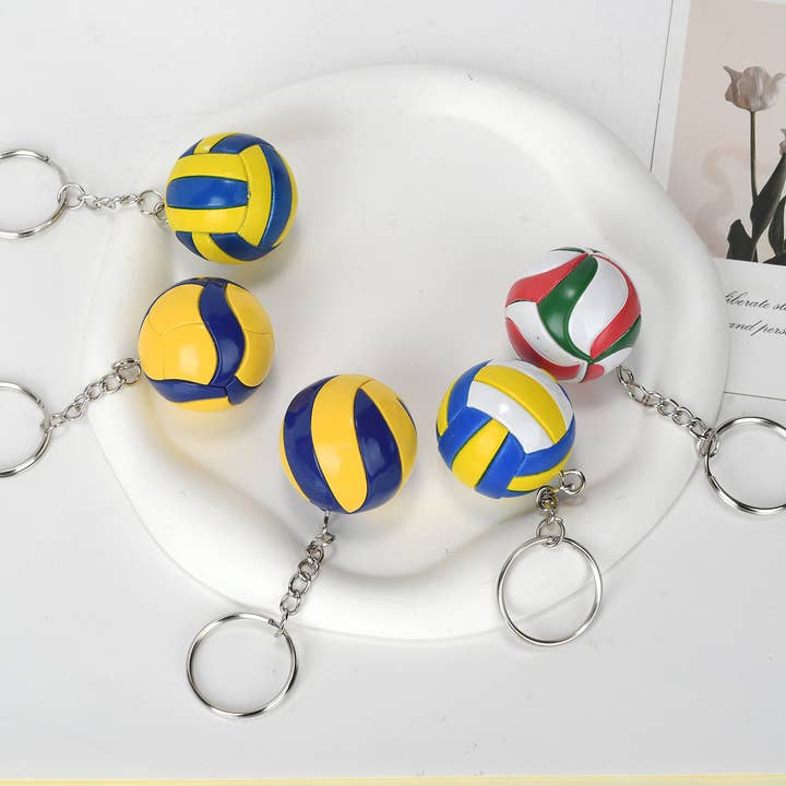 MKS America - Wholesale Keychain - Women's - Colorful Volleyball Keychain4