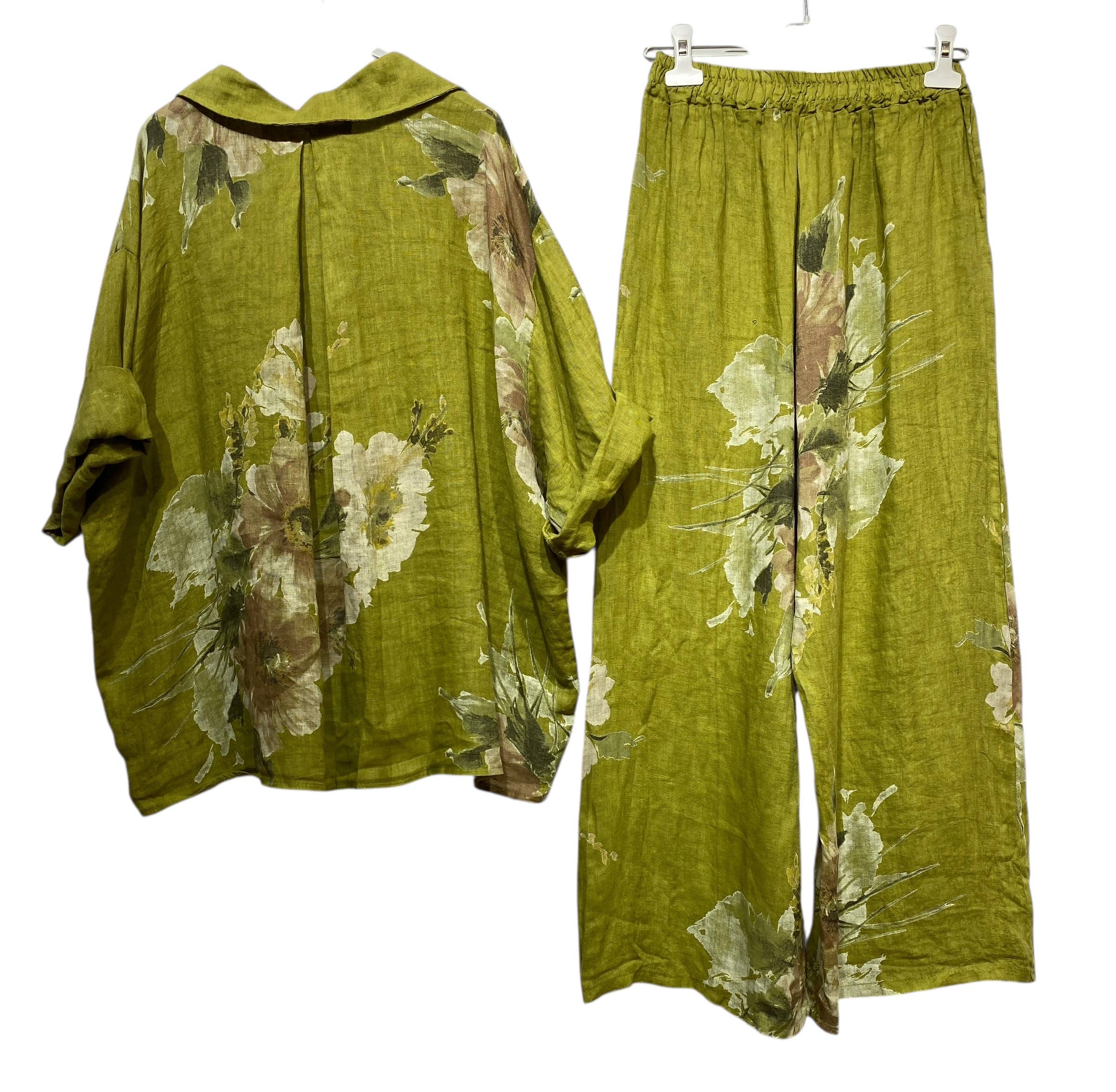 LINEN & COTTON HOUSE - Wholesale Jumpsuit - Women's - SET 100% LINEN 350 + 529923