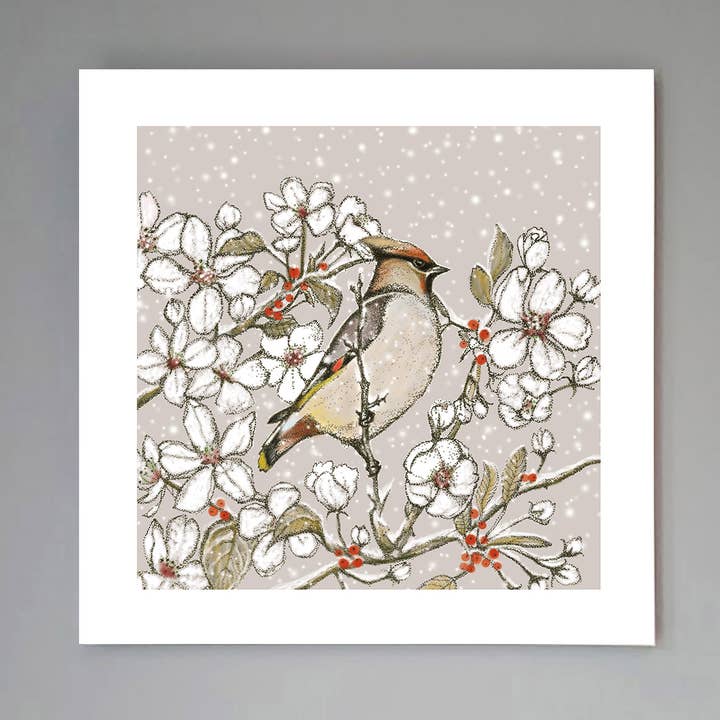 Impressão artística 'Waxwing' por atacado de Fay's Studio