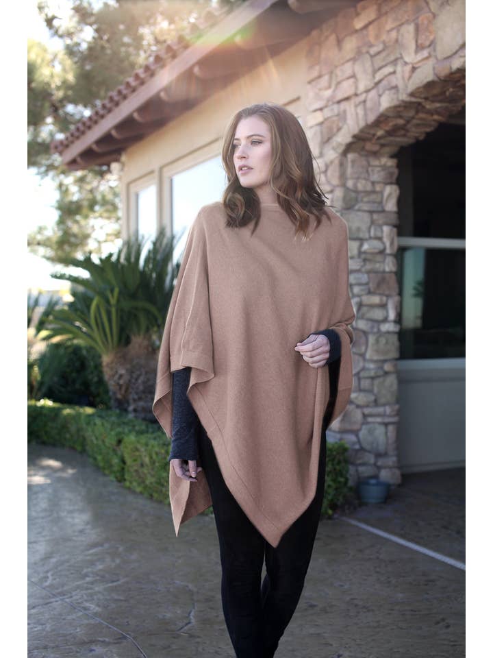 Viverano Organics - Wholesale Poncho - Women's - Women's Eco-Chic Poncho Sweater Knit Pullover (Organic)29