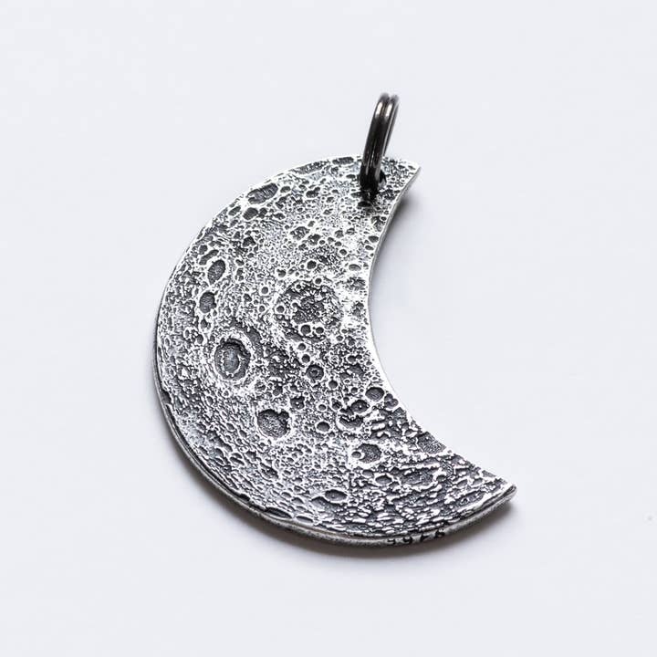 Shire Post Mint – wholesale Nyckelring - Unisex – Crescent Silver Moon halsband eller nyckelring3