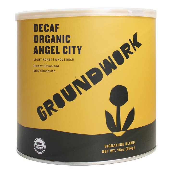 Decaf Angel City - Organic Light Roast for wholesale by Groundwork Coffee Roasters