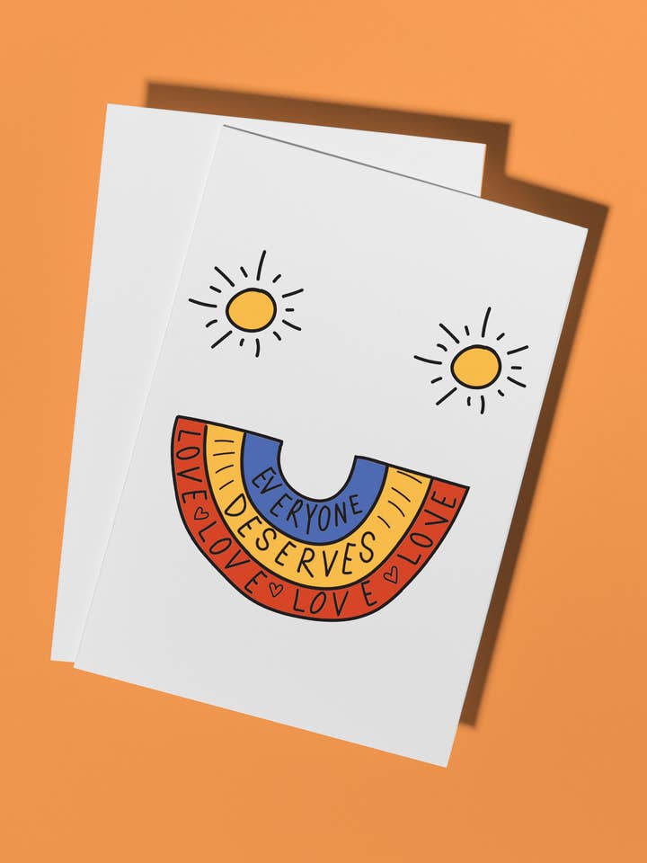 EVERYONE DESERVES LOVE for wholesale by Los Feliz Goods