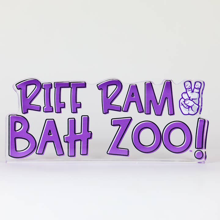 TCU Riff Ram Acrylic Shelfie | Art Block | Dorm Decor for wholesale by Tailgated Co.