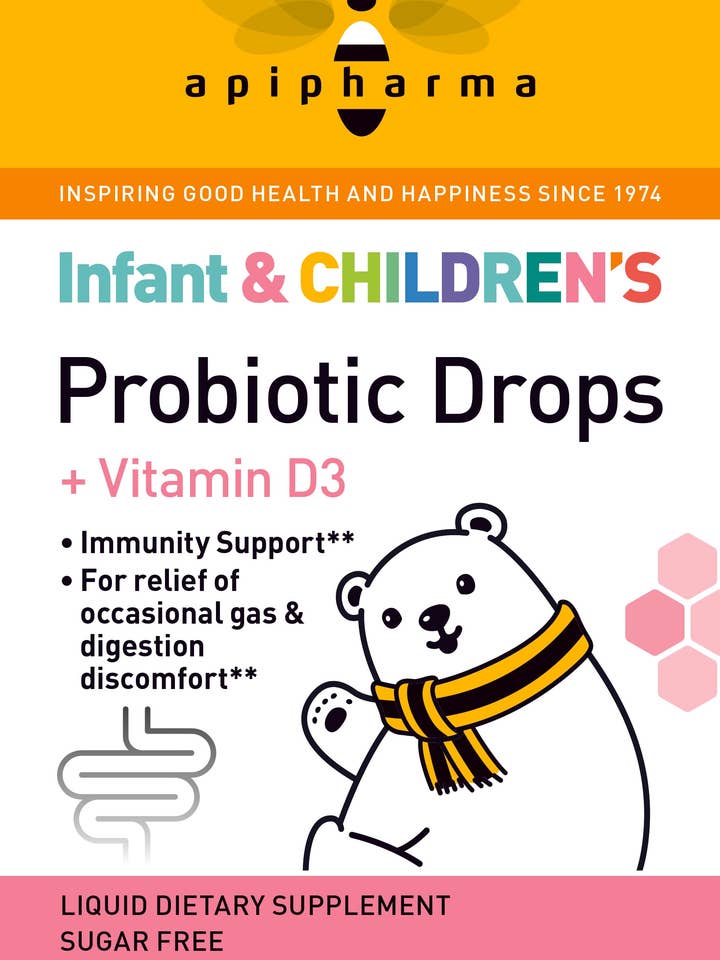 Infant and Children's Probiotic Drops for wholesale by Apipharma