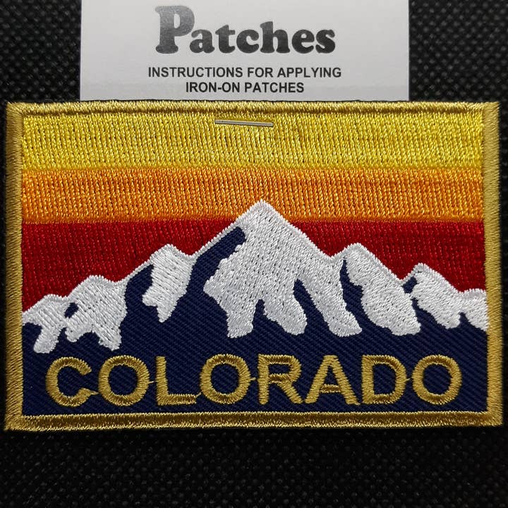 Patch - CO Black Mountain for Colorado for wholesale by Fantastic Souvenirs, Gifts & Collectibles