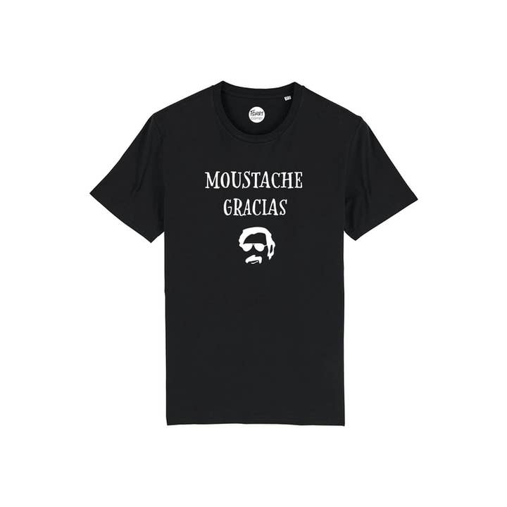 Tshirt Corner - Wholesale Screen Printed T-Shirt - Men's - Men's T-shirt - Moustache Gracias1
