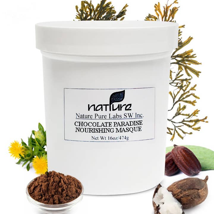 NATPURE Clinical Skin Care - Wholesale Skincare Face Mask - Professional Chocolate Paradise Nourishing Masque / 1.0lb0