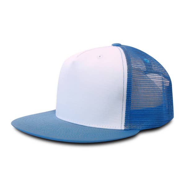 The Park Wholesale - Wholesale Trucker Hat - Unisex - Decky 1040 - Blank 5 Panel Trucker Snapback Hats - 1040