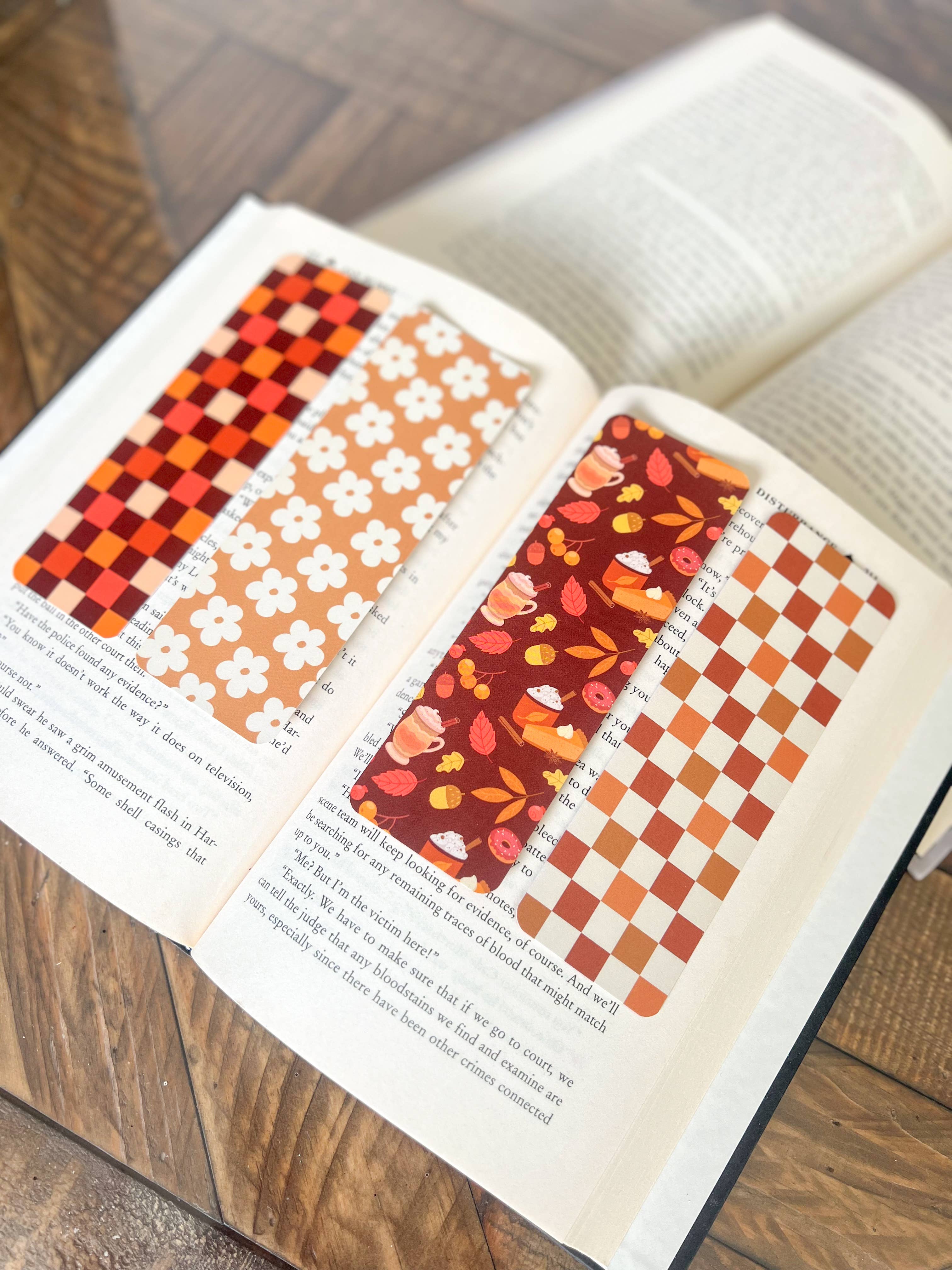Little Turkey Shoppe - Wholesale Bookmark - Pumpkin Pie Bookmark Set, Thanksgiving, Fall 6