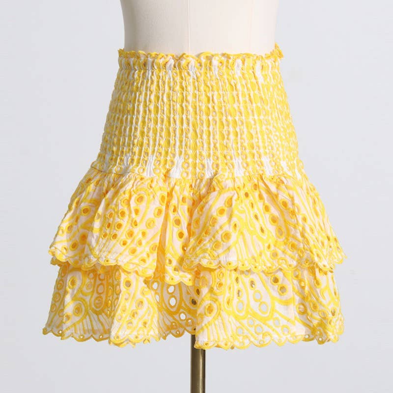 Productseeker - Wholesale Top & Skirt Set - Women's - SET044 Women Ruffle Skirt Set Mini Skirt16