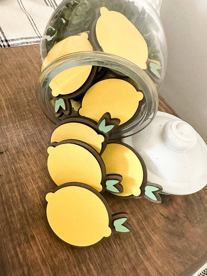 Citronskiktad brickdekor, citronskiktad bricka för wholesale av Climbing Branches