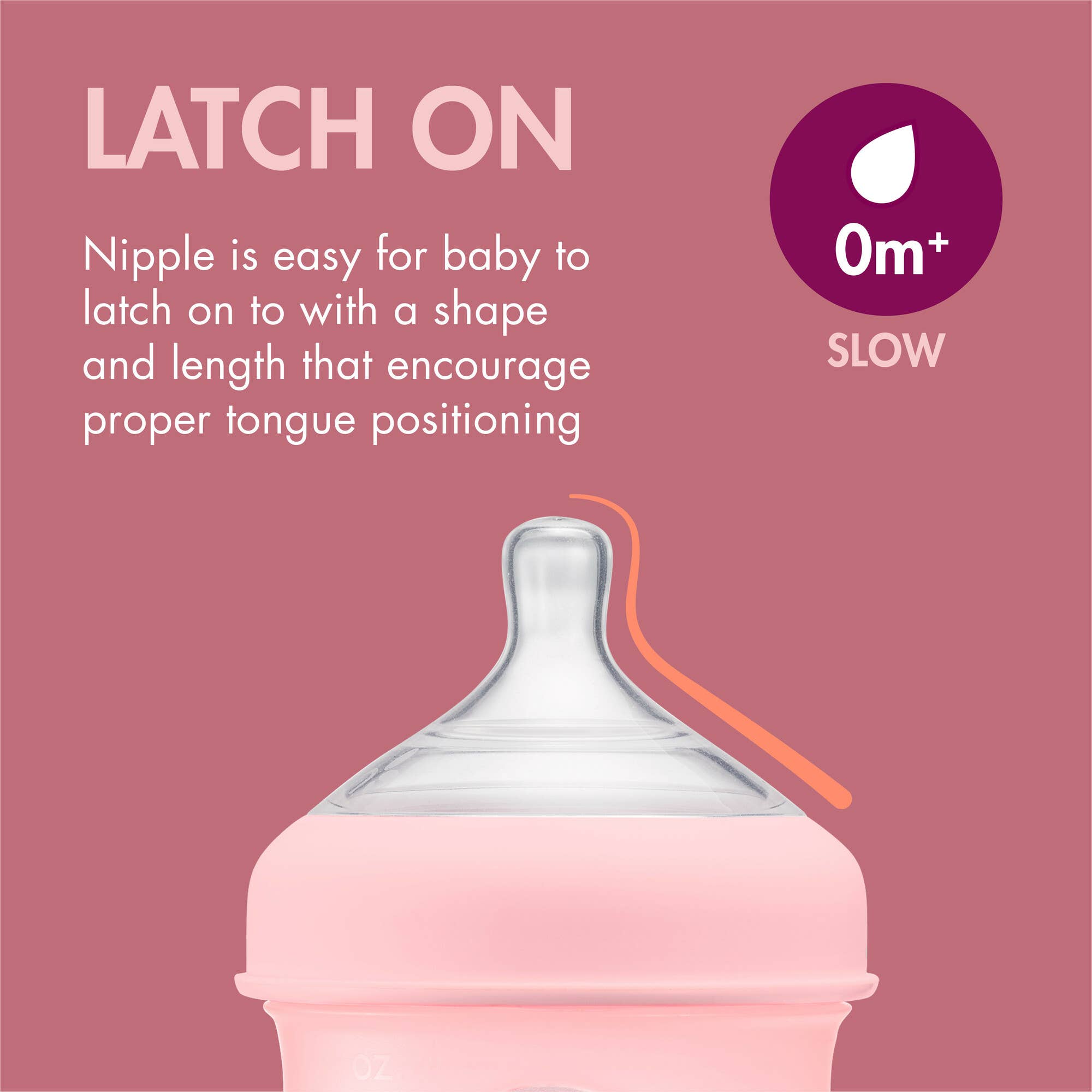 TOMY - Wholesale Baby Bottle - TOMY Boon Nursh Bottle - 3 Bottles - Pink Multicolor3