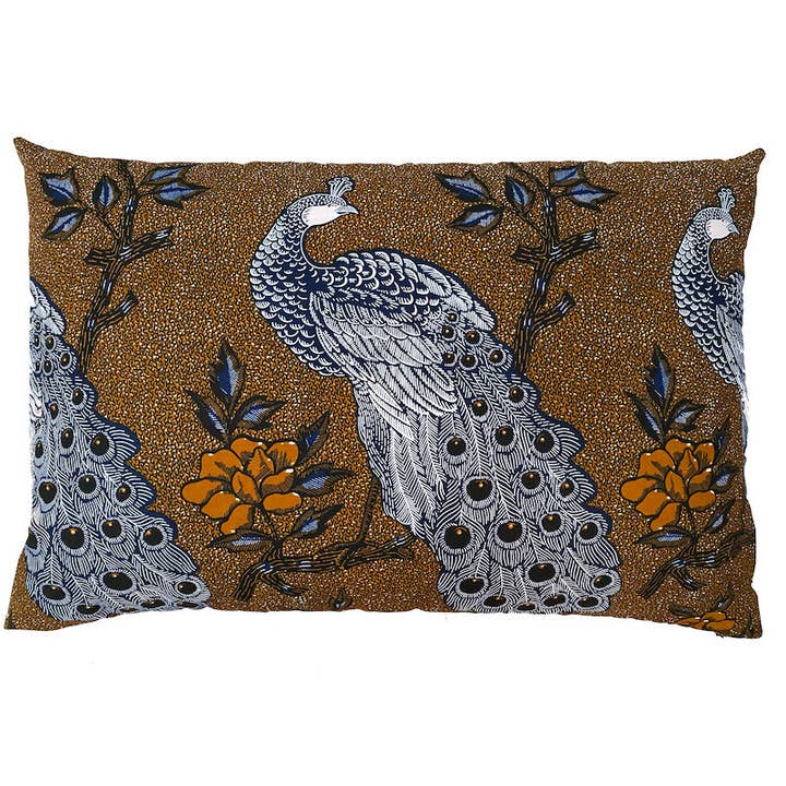 Idah påfågelbrun kingsize kudde 60x90 cm för wholesale av Mumutane