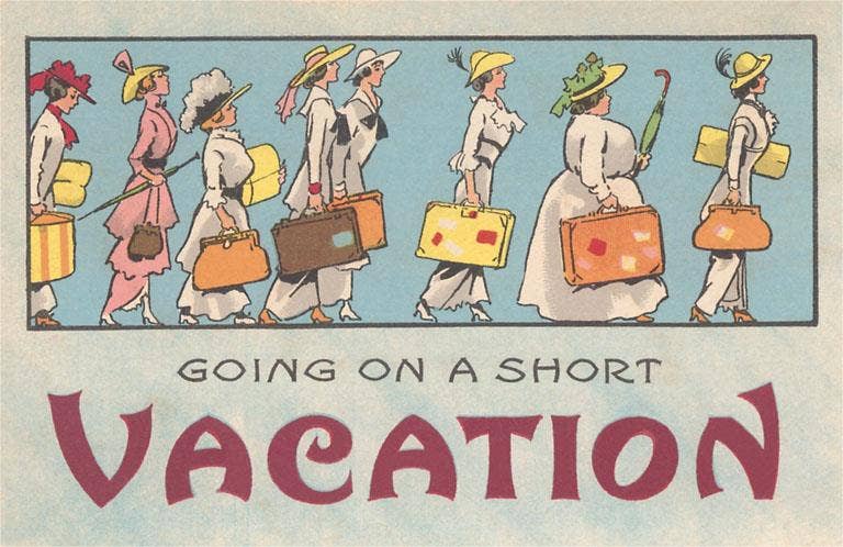 Found Image Press - Wholesale Magnet - Magnet TR-610 Going on Vacation0