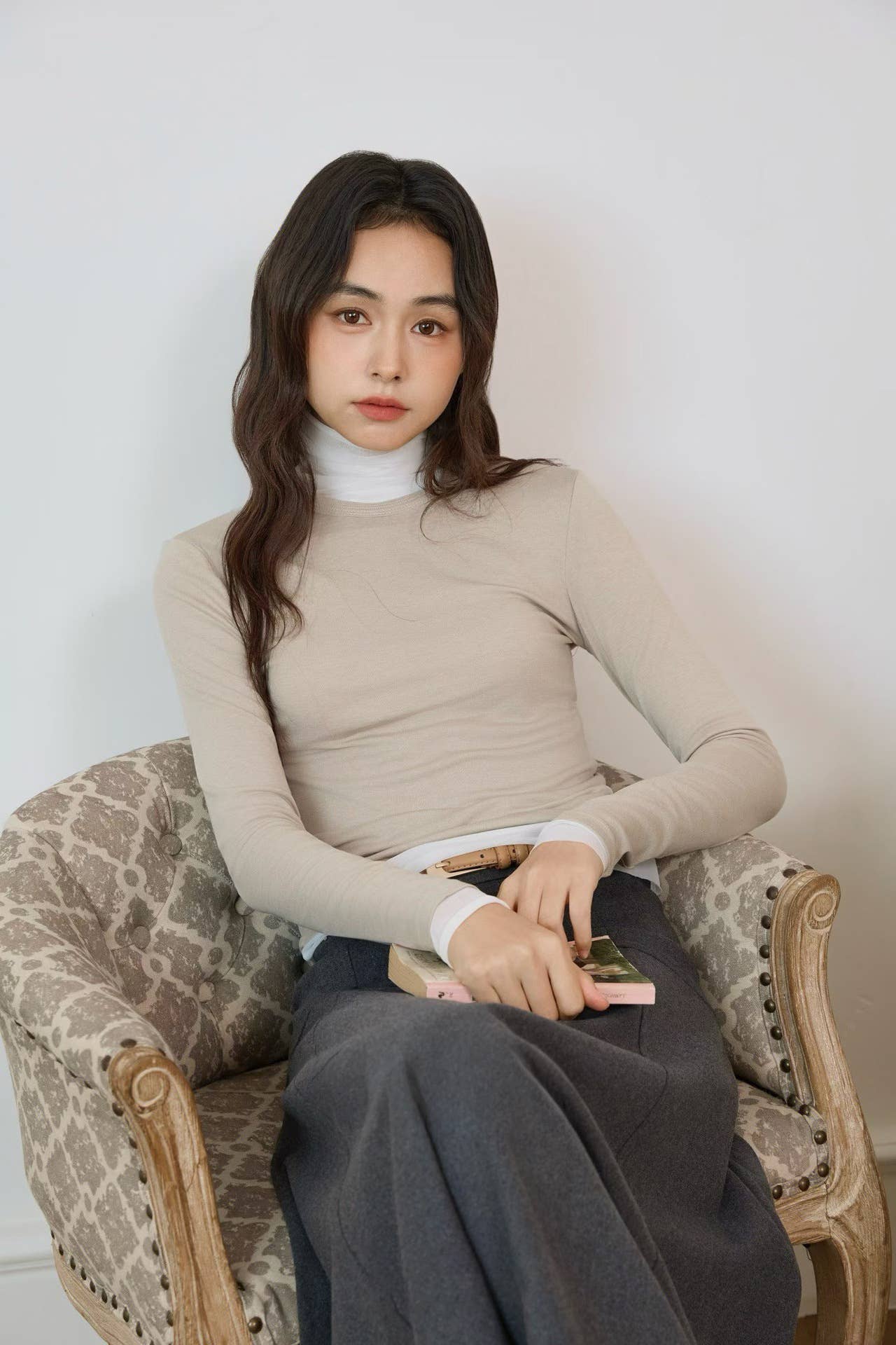 Hope & Sunshine – wholesale Stickad topp - Dam – Tencel Lyocell Ulltopp1